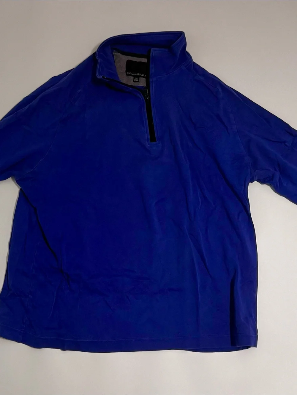 Banana Republic Royal Blue Half-Zip Pullover